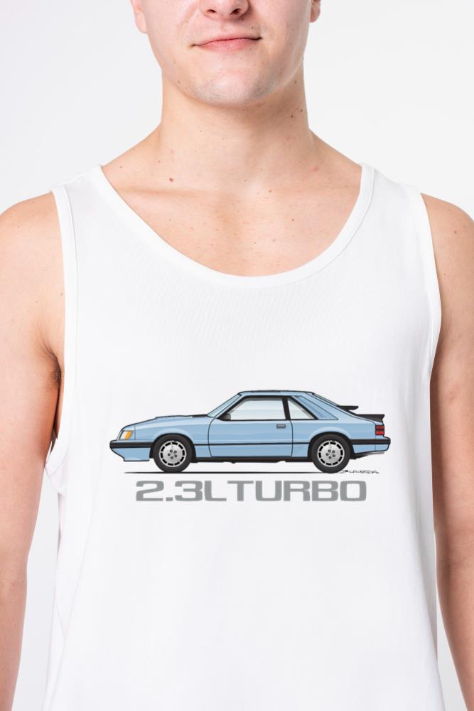 2 3 Light Academy Blue Glow - Unisex Tank Top
