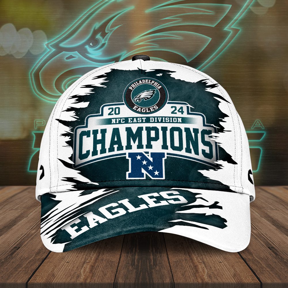 2024 NFC East Division Champs Philadelphia Eagles Classic Cap Cgn5195