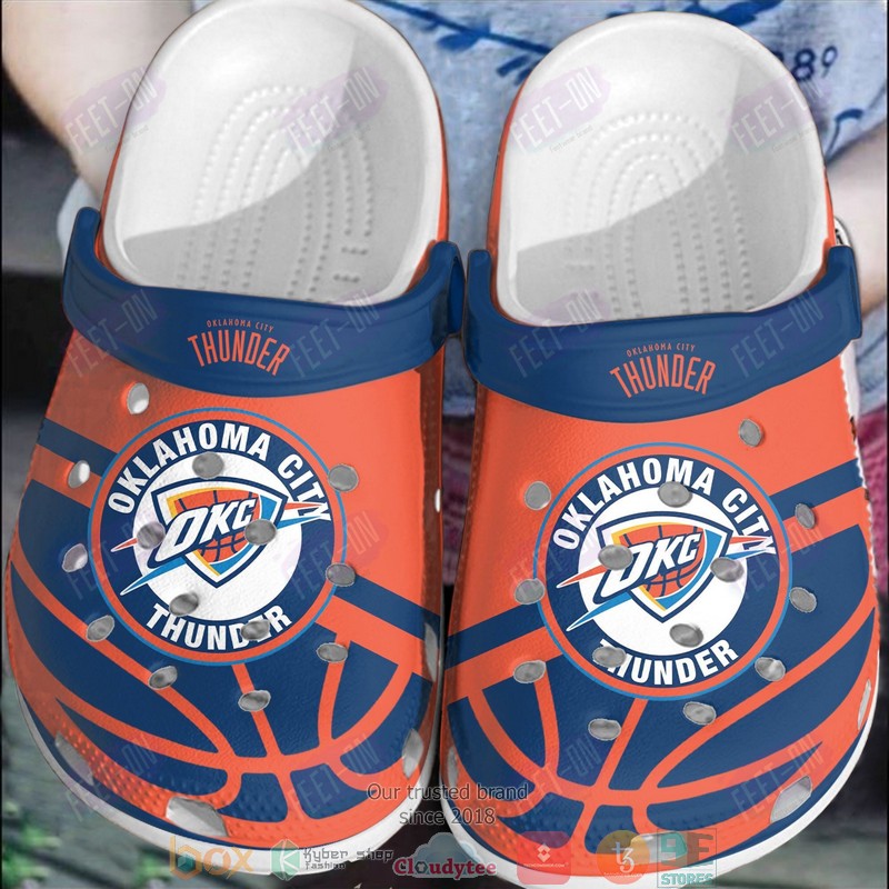 2025 Nba Thunder Crocs Comfortable For Men Women and Kids