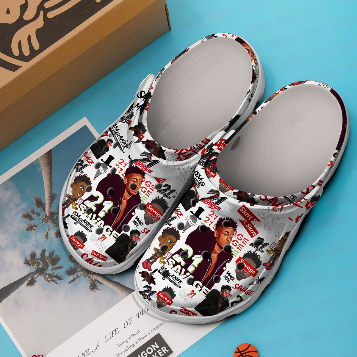 21 Savage Crocs Comfortable For Summer 