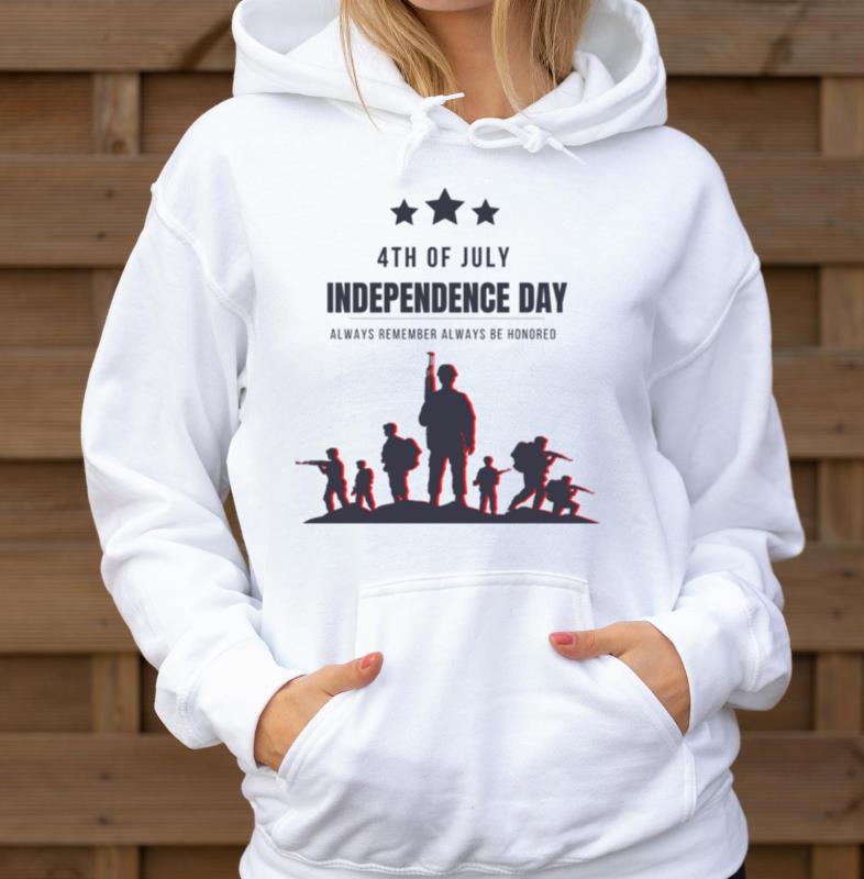 4th of july, Independence day, For Soldiers - Unisex Hoodie