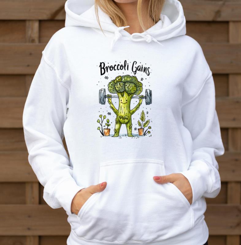 _Broccoli Gains_ - Unisex Hoodie
