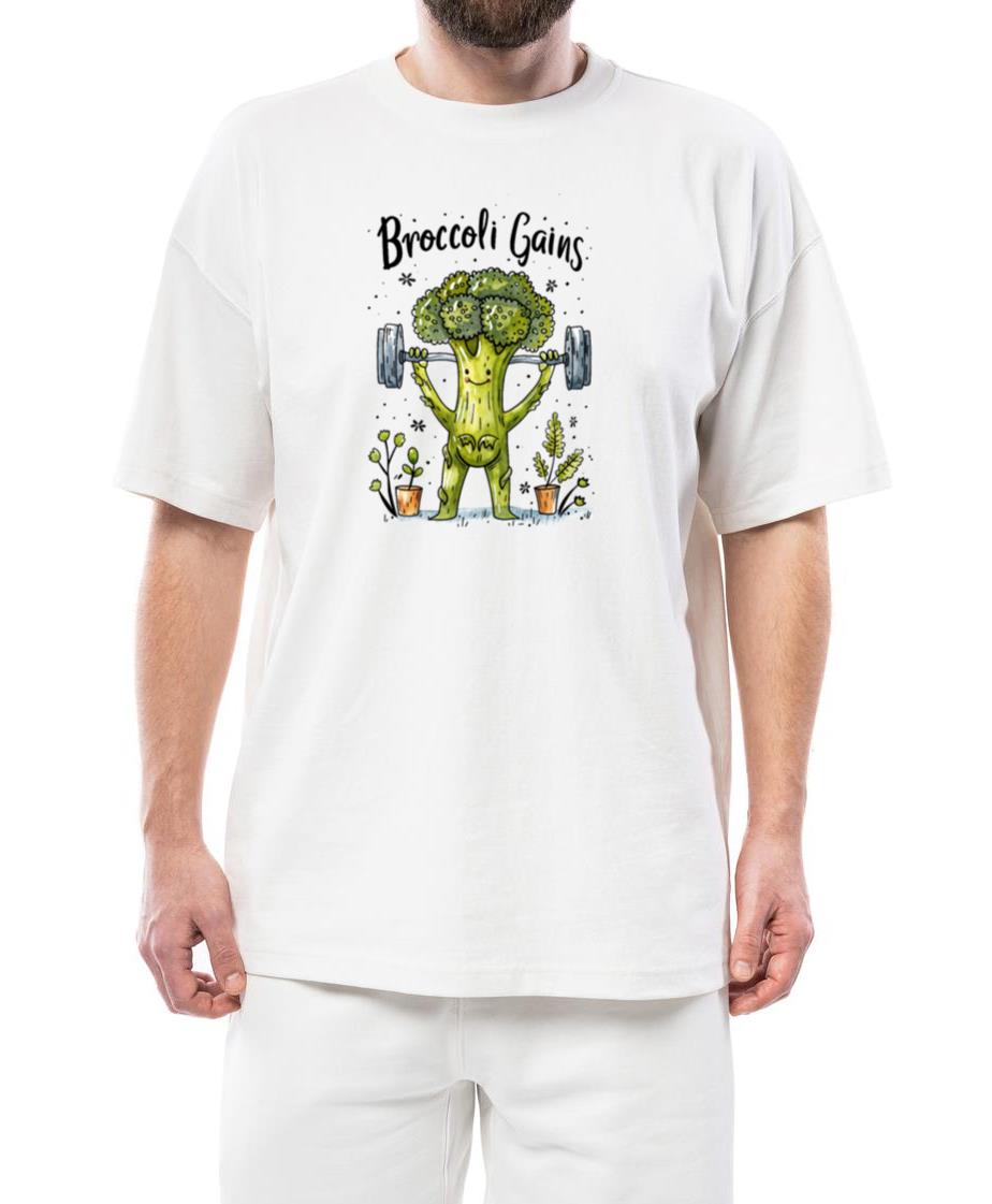 _Broccoli Gains_ - Unisex Standard T-Shirt