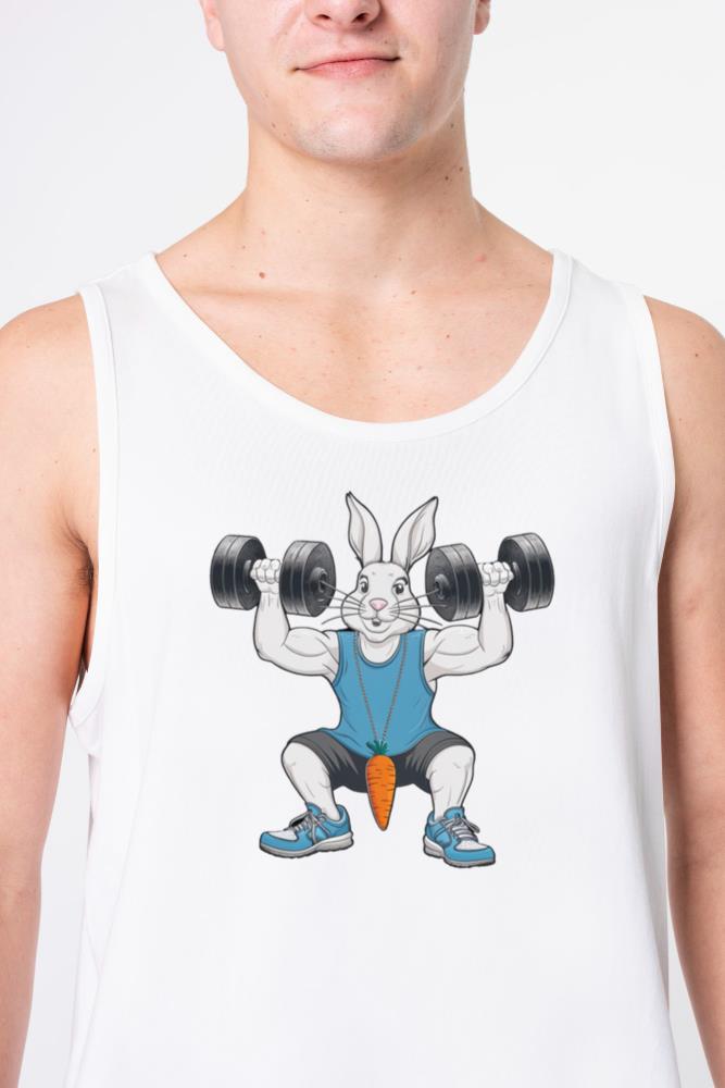 _BunnyFit_ Hopping into Health and Fitness_ - Unisex Tank Top