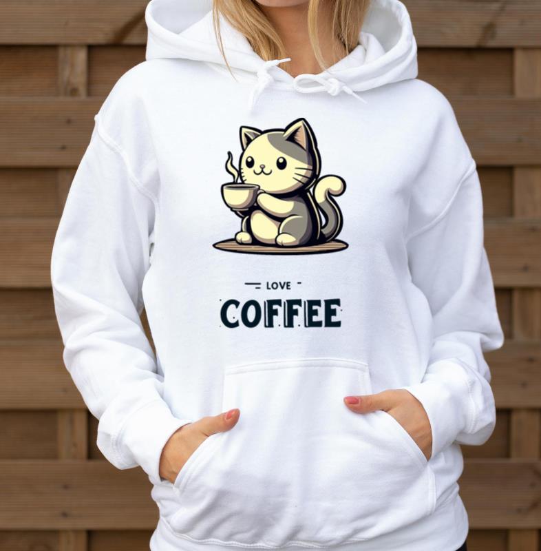 _Caffeine Cat Chronicles_ - Unisex Hoodie