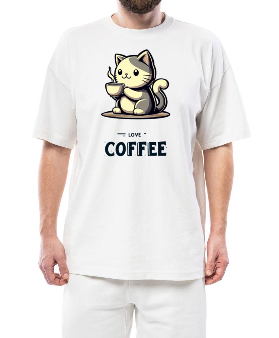 _Caffeine Cat Chronicles_ - Unisex Standard T-Shirt