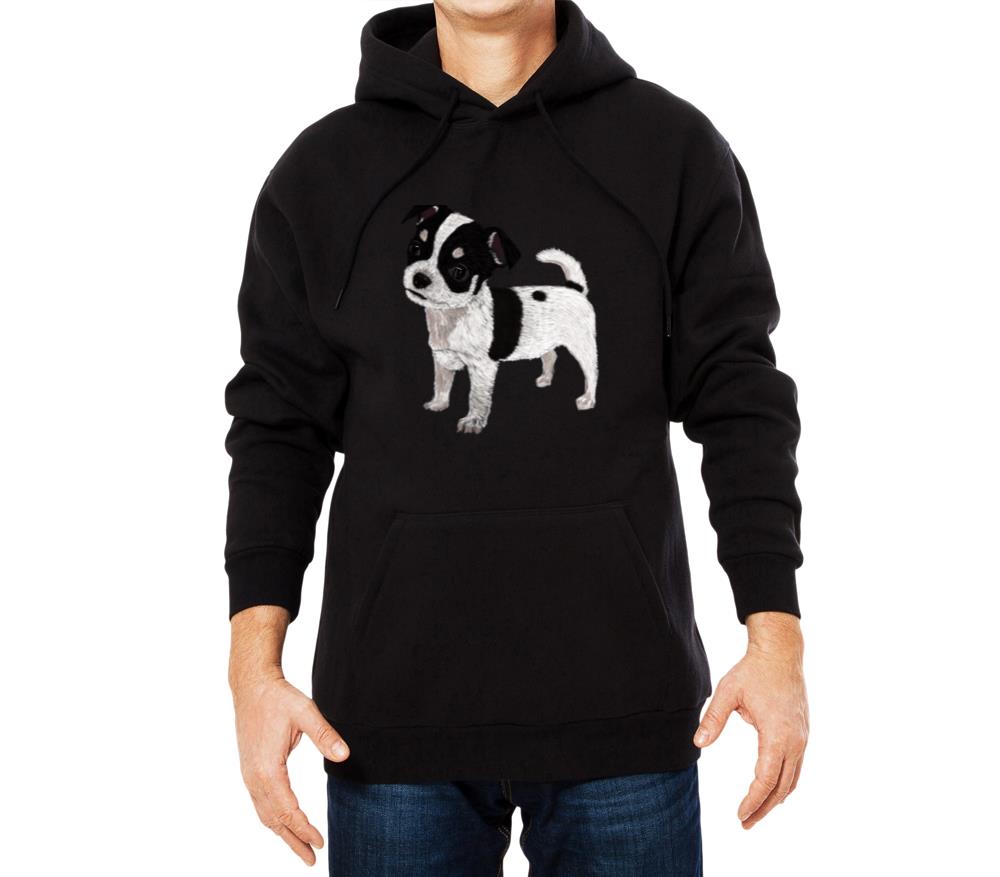 _Chihuahua Pup_ Jamie's Hand-Drawn Dog Collection - Unisex Hoodie