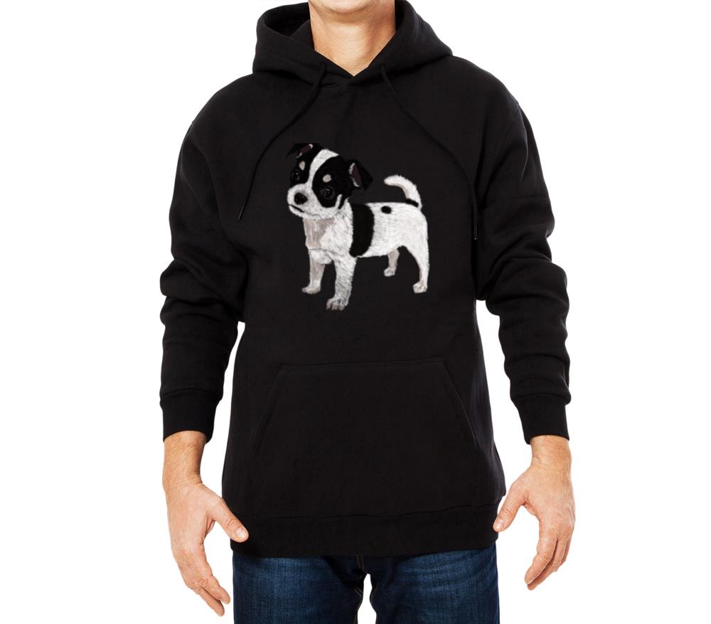 _Chihuahua Pup_ Jamie's Hand-Drawn Dog Collection - Unisex Hoodie