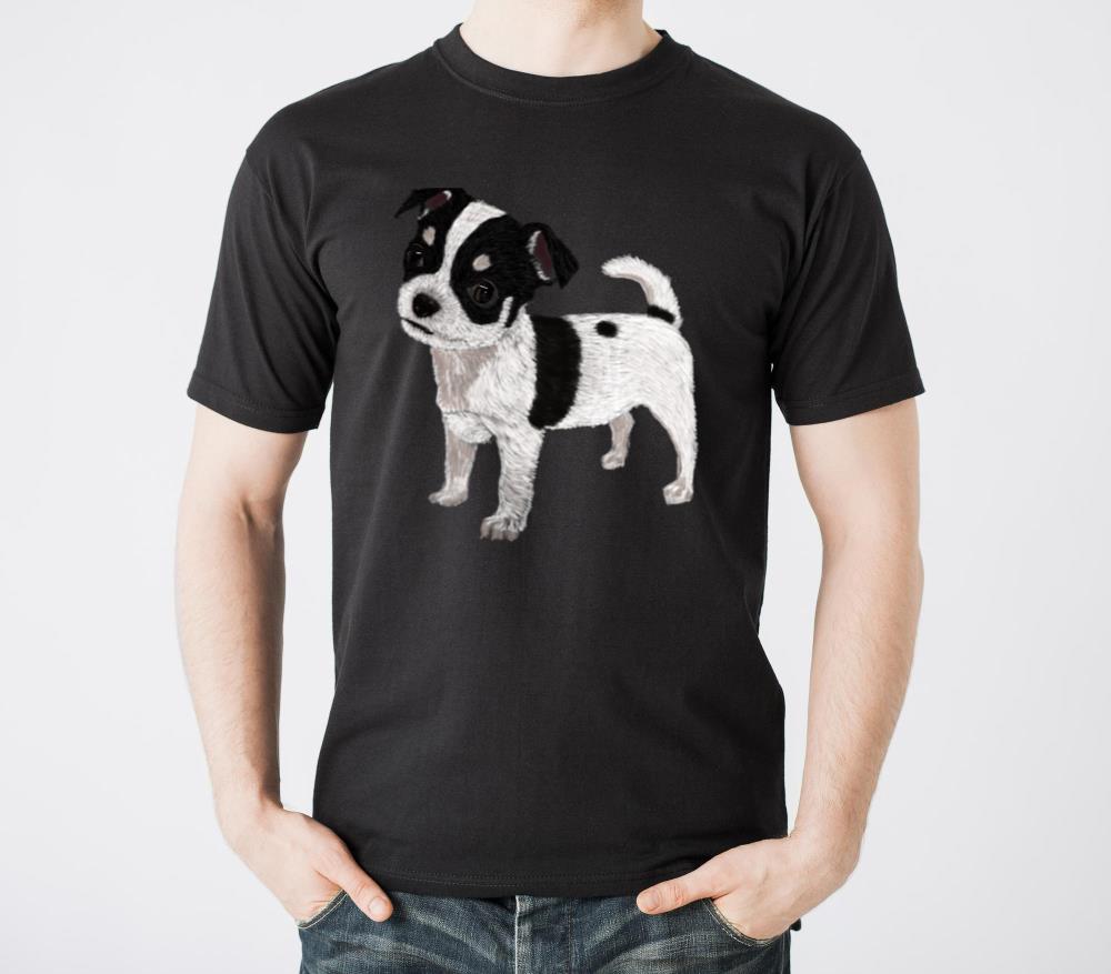 _Chihuahua Pup_ Jamie's Hand-Drawn Dog Collection - Unisex Standard T-Shirt