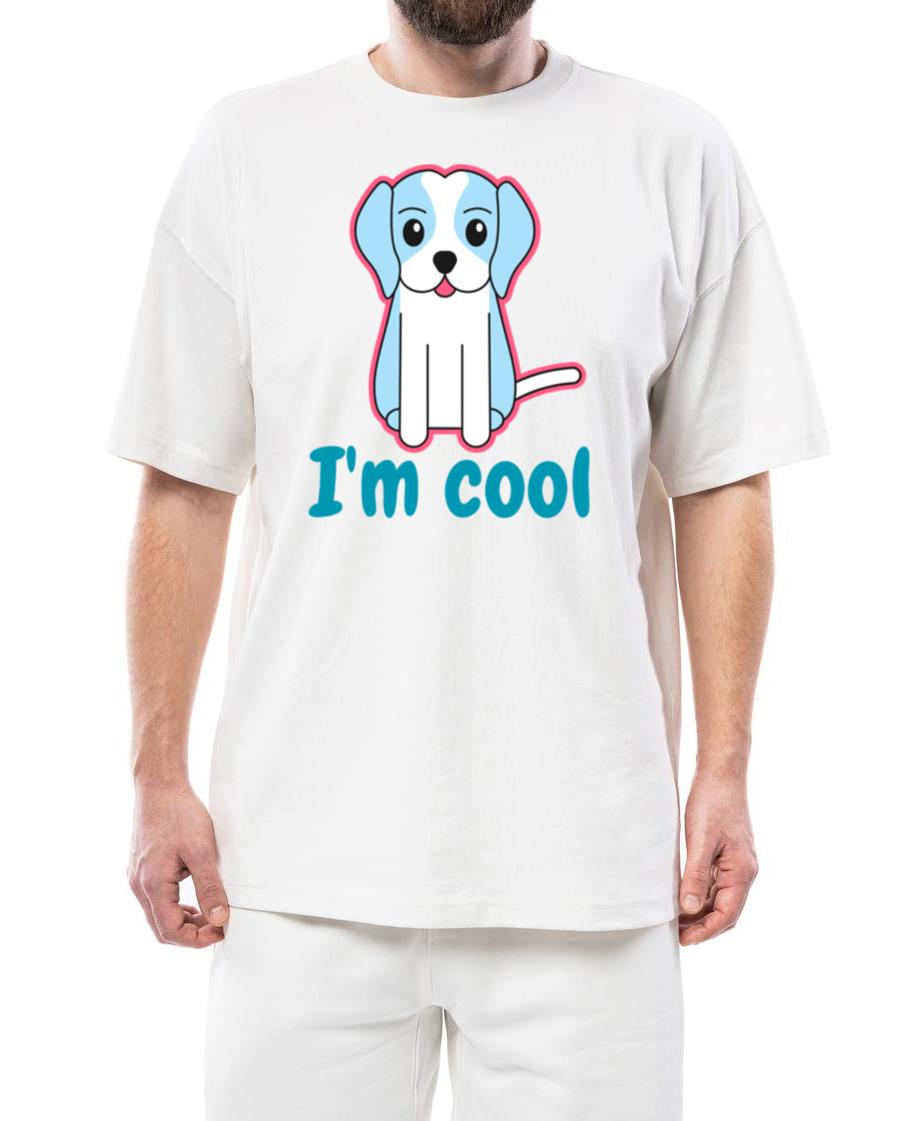 _Cool Dog Vibes T-Shirt - - Unisex Standard T-Shirt