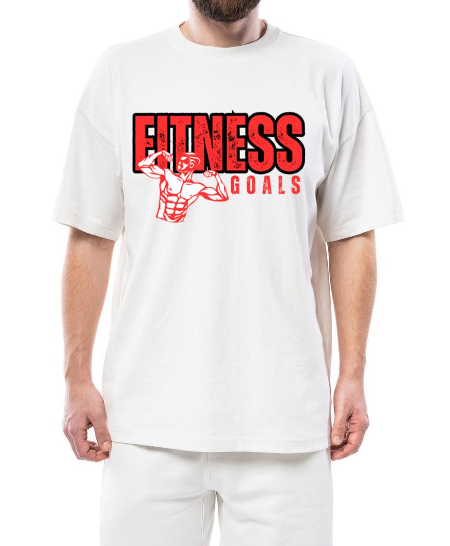 _Fitness Goals T-Shirt – Motivational Gym Workout - Unisex Standard T-Shirt