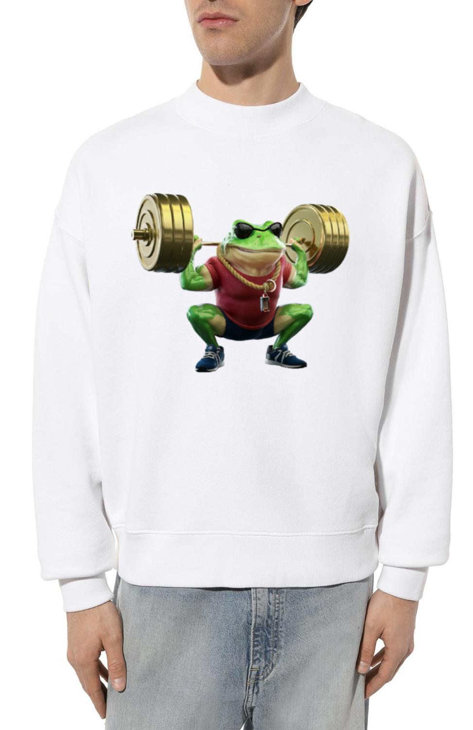 _Hop to It_ The Frog Squat Design_ - Unisex Sweatshirt