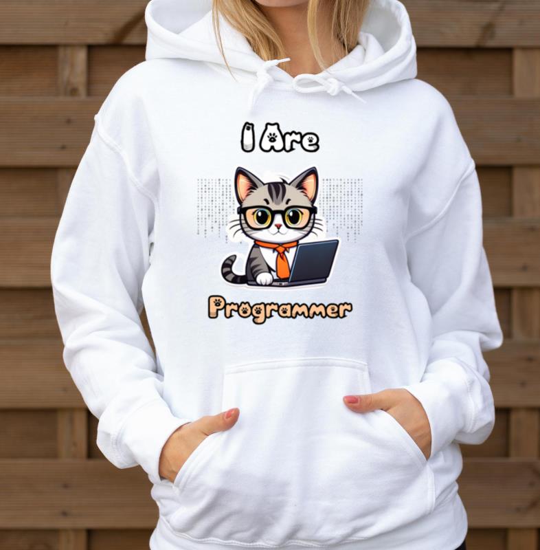 _I Are Programmer_ Developer Cat - Unisex Hoodie