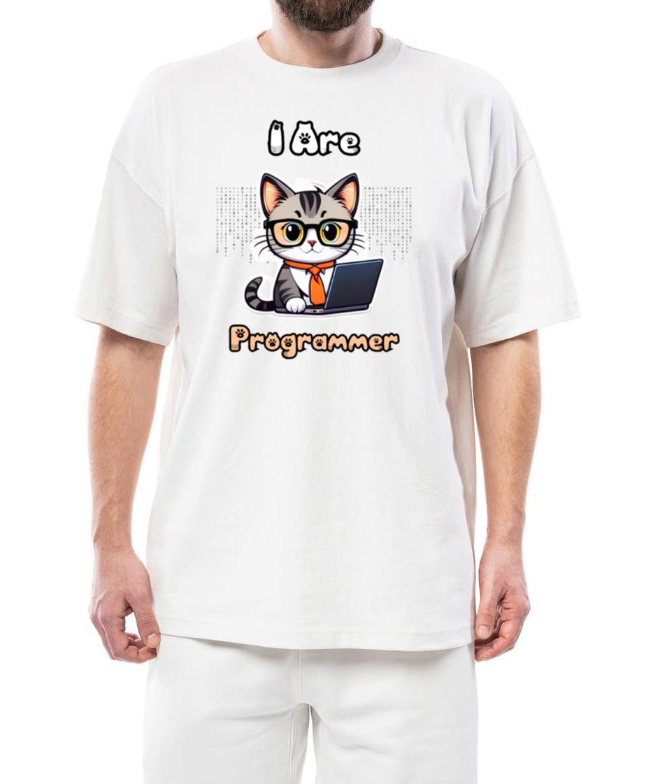 _I Are Programmer_ Developer Cat - Unisex Standard T-Shirt