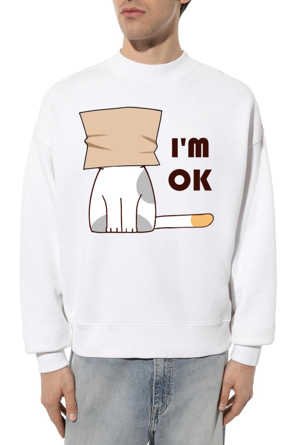 _im ok_-cat - Unisex Sweatshirt