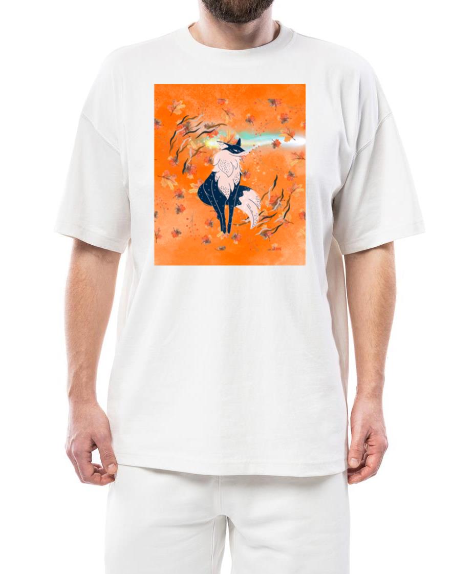 _Mystical Autumn Fox_ - Unisex Standard T-Shirt