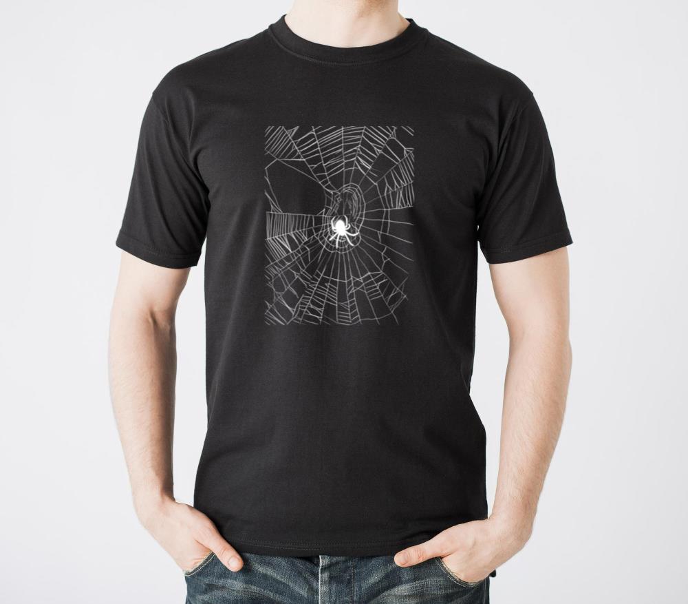_Spider's Web_ Jamie's Hand-Drawn Collection T-Shirts