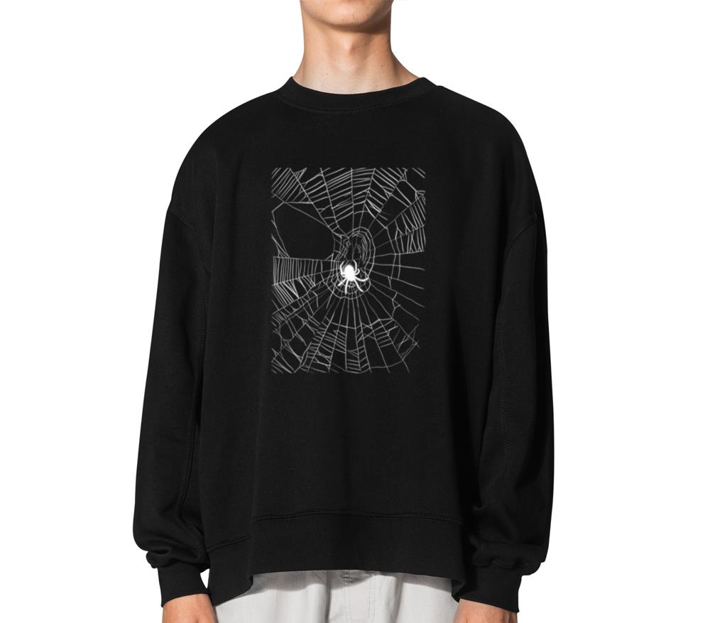 _Spider's Web_ Jamie's Hand-Drawn Collection - Unisex Sweatshirt