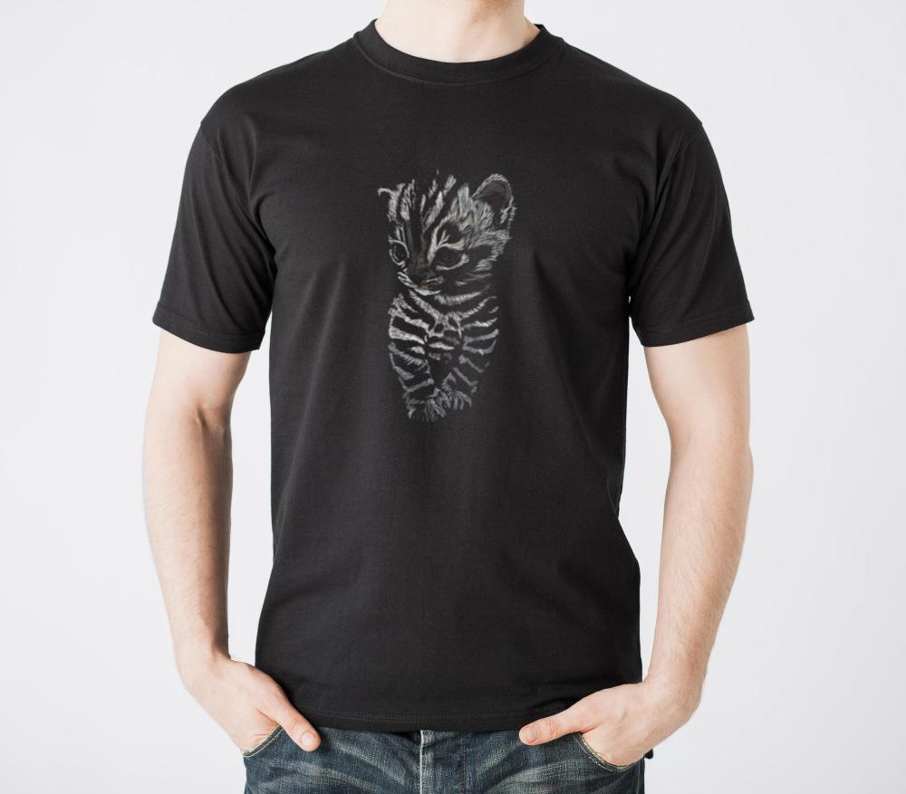 _Striped Kitten_ Jamie's Hand-Drawn Cat Collection T-Shirts