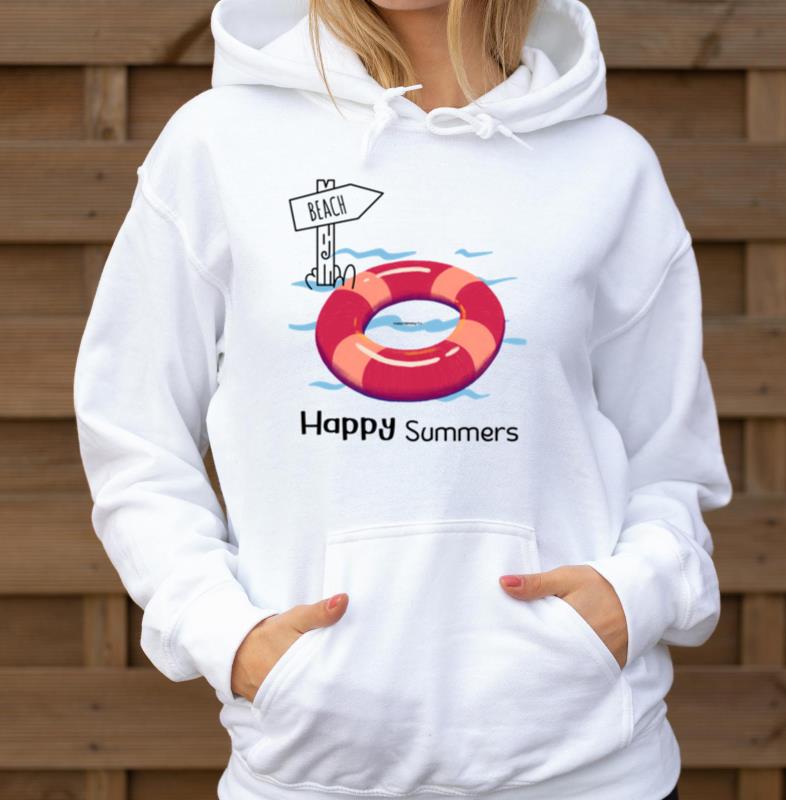_Sunshine Vibes_ Happy Summer T-Shirt_ - Unisex Hoodie