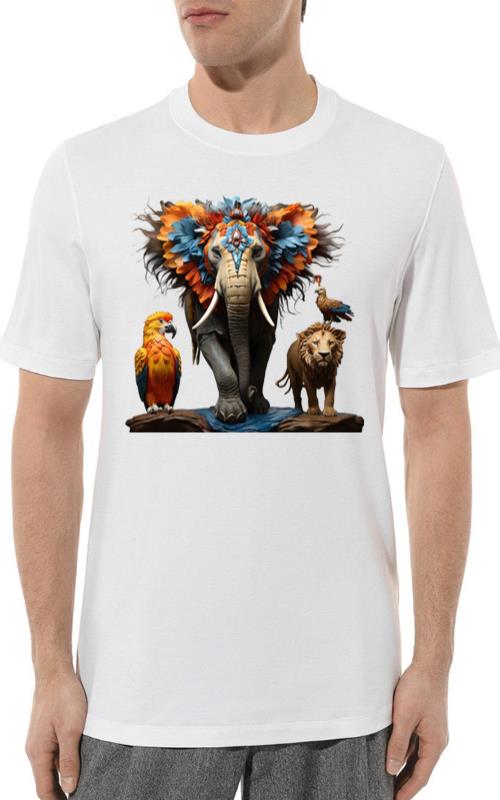_Wildlife Wonders_ Captivating Animal Art_ - Unisex Standard T-Shirt
