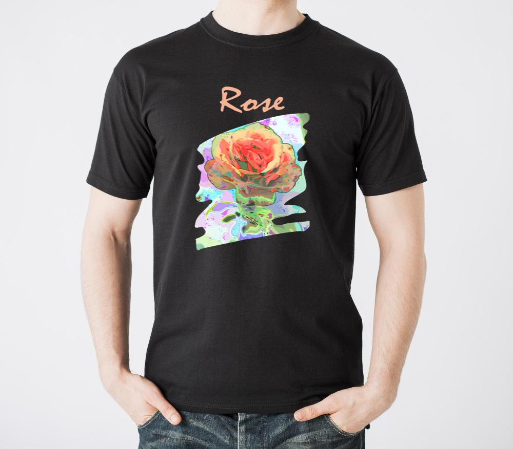 A Titled Washed Out Rose - Unisex Standard T-Shirt