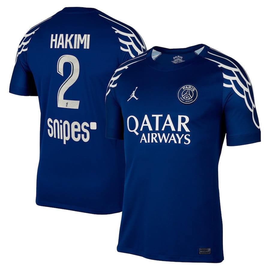 Achraf Hakimi 2 Paris Saint-Germain 2024/25 Fourth Men Jersey - Dark Blue