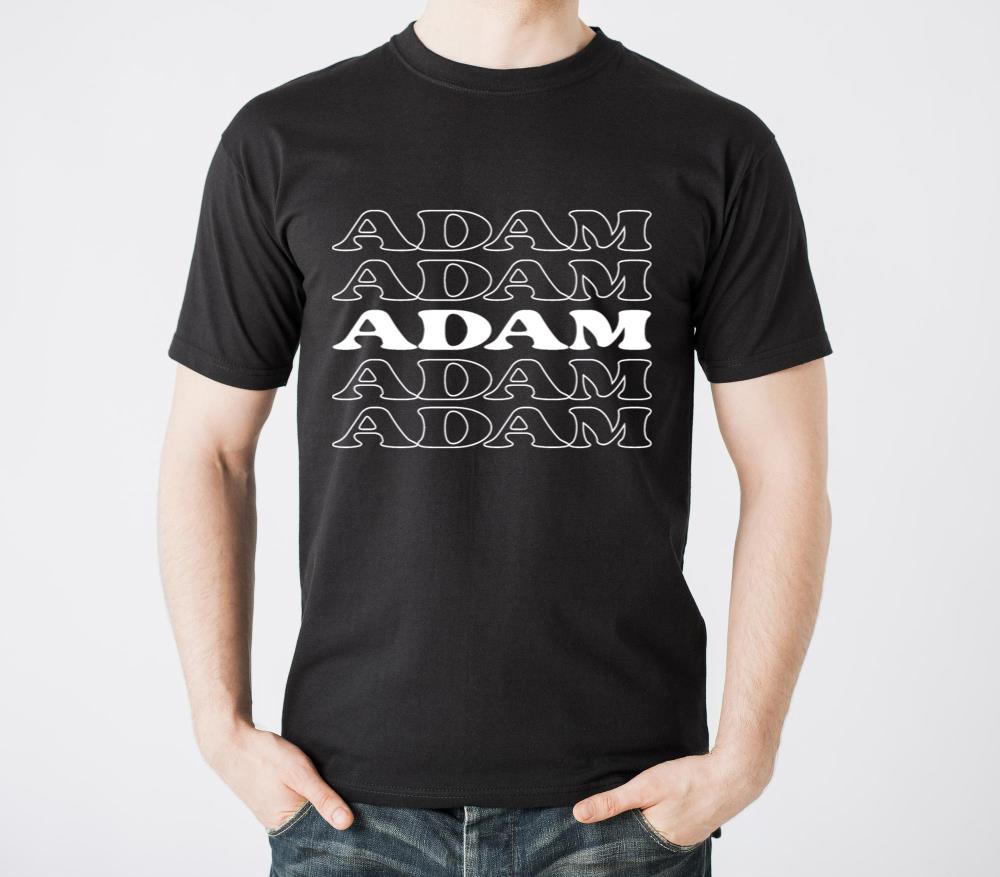 Adam Name Personalized First Surname - Unisex Standard T-Shirt