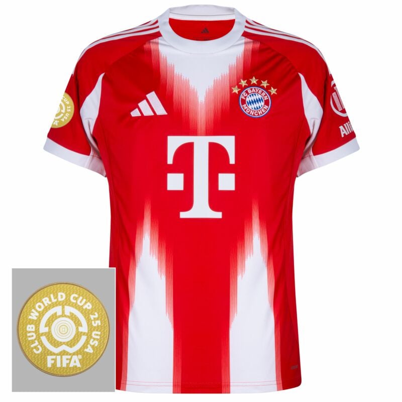 adidas Bayern Munich Home Jersey incl. Official FIFA Club World Cup Badge 2025-2026