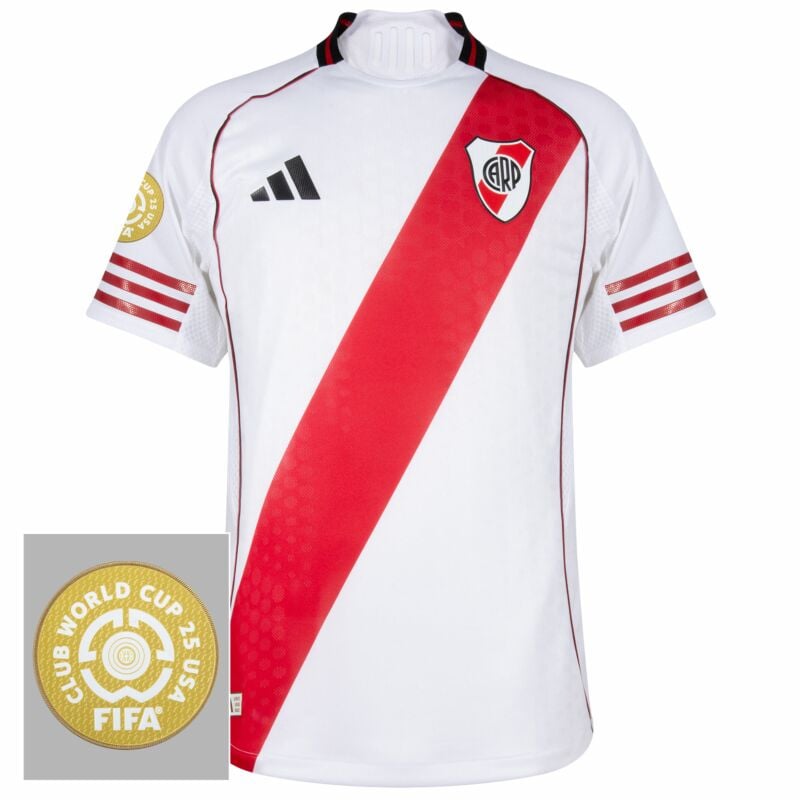 adidas River Plate Authentic Home Jersey incl. Official FIFA Club World Cup Badge 2025-2026