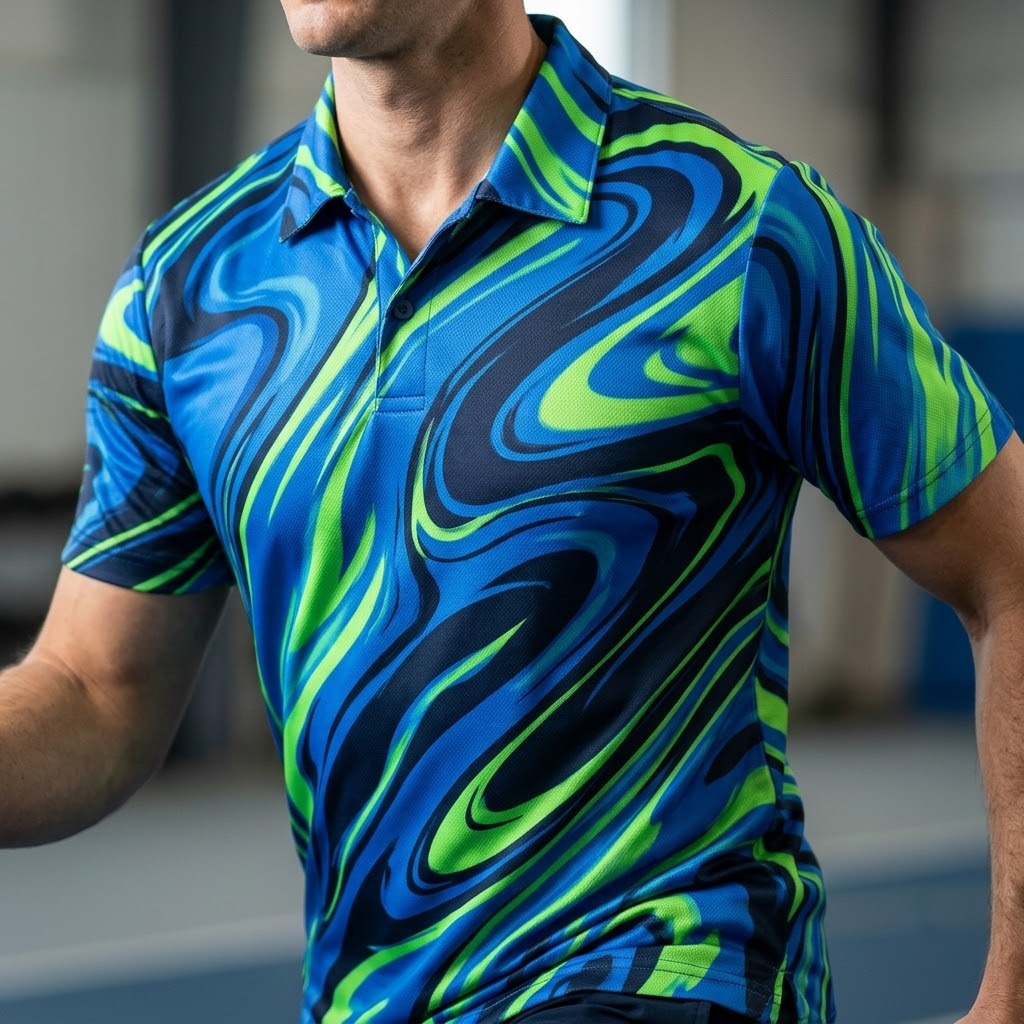 Electric Pulse Motion Energy Polo Shirt
