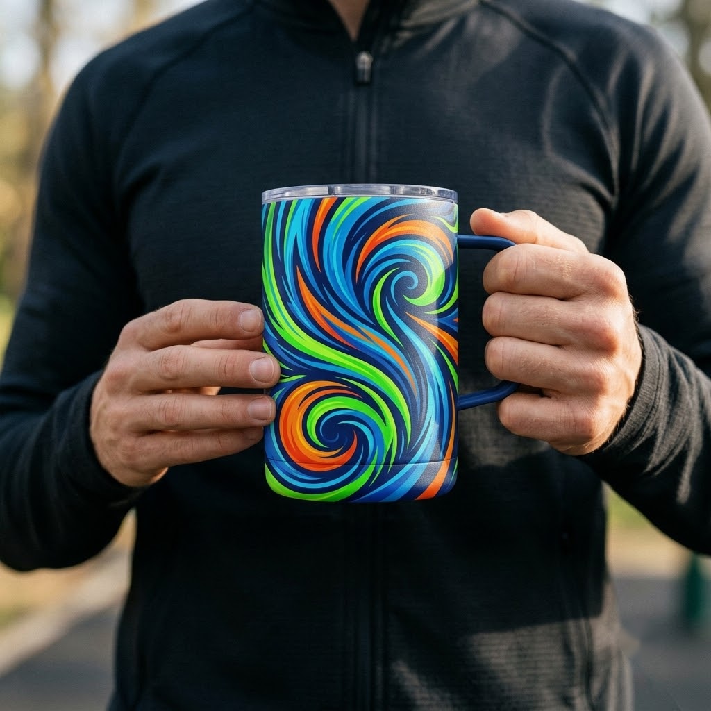 Dynamic Energy Motion Pulse Sporty Mugs