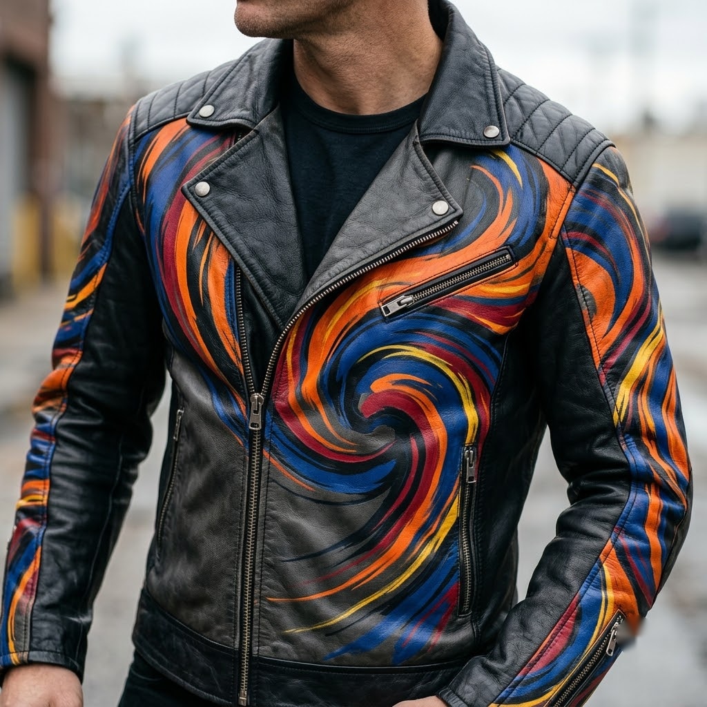 Dynamic Pulse Motion Motorcycle Leather Jacket
