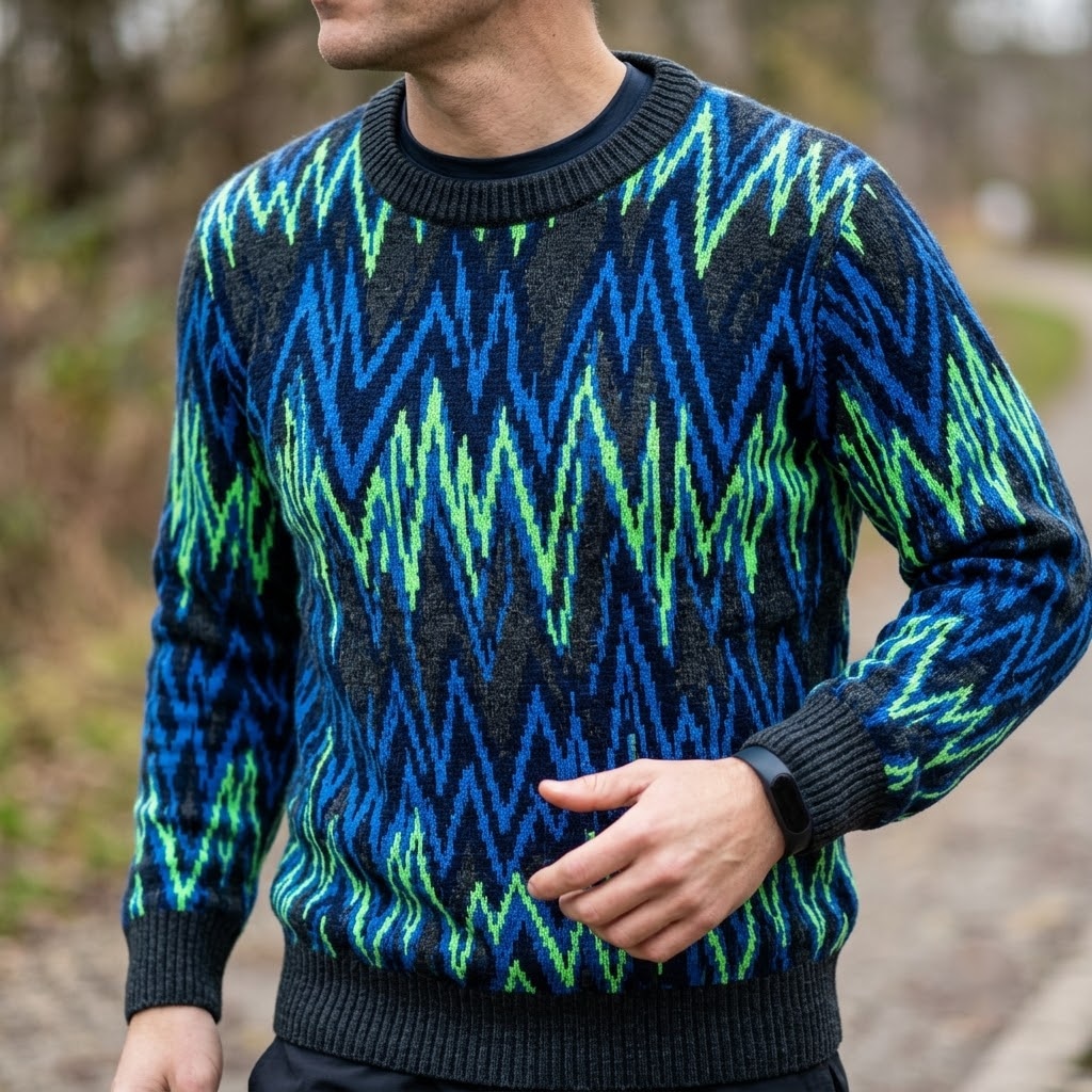 Dynamic Voltage Pulse Festive Knit Sweater