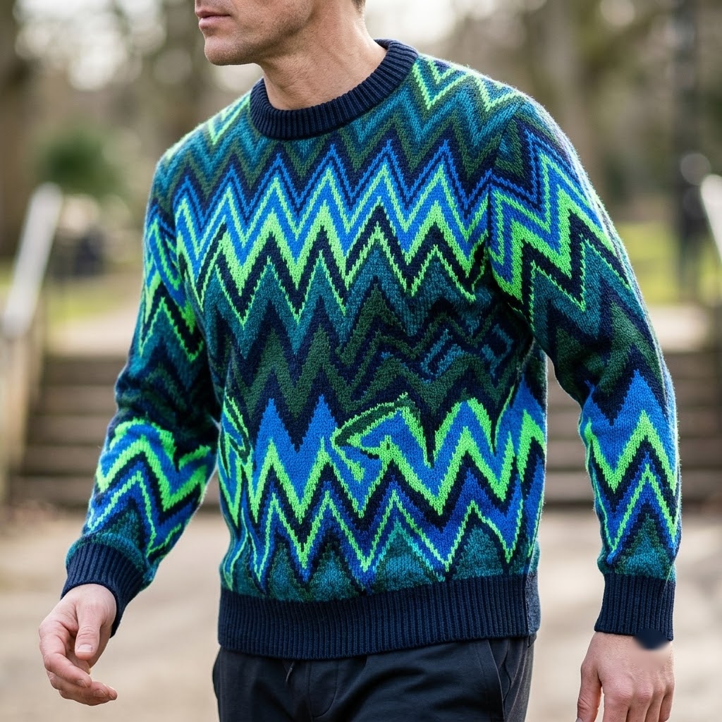 Dynamic Voltage Pulse Festive Knit Sweater