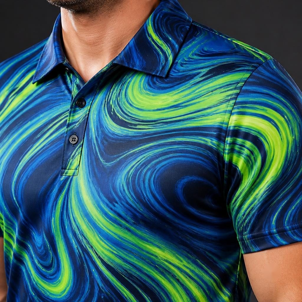 Electric Pulse Motion Energy Polo Shirt