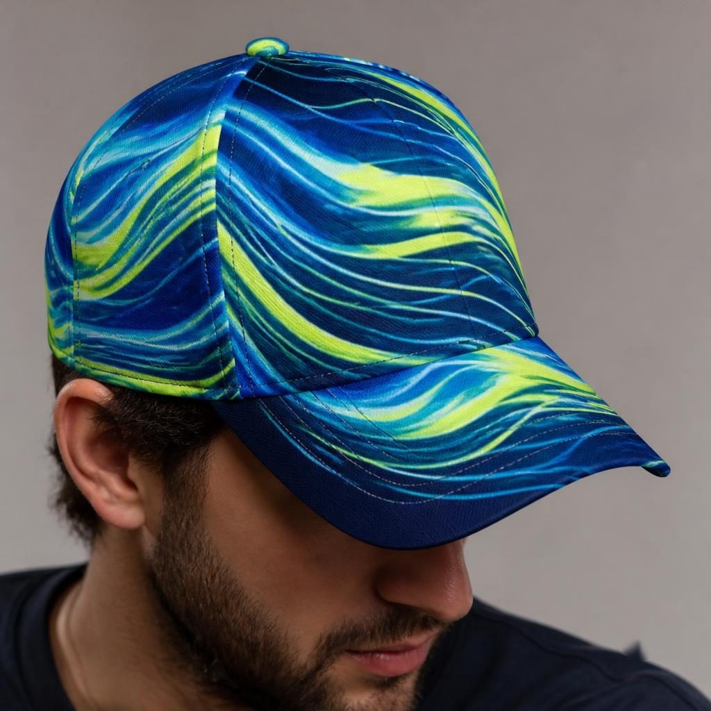 Electric Wave Motion Classic Cap for Energetic Style