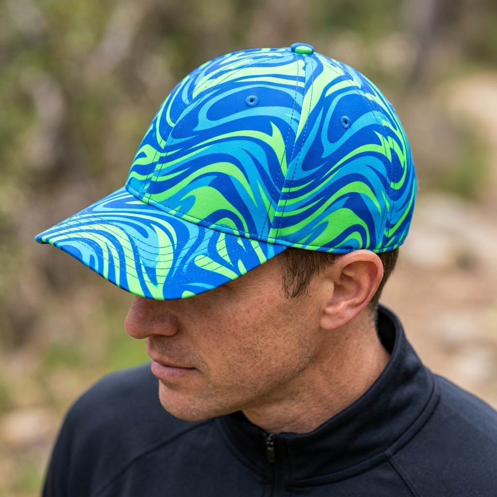 Electric Wave Motion Classic Cap for Energetic Style