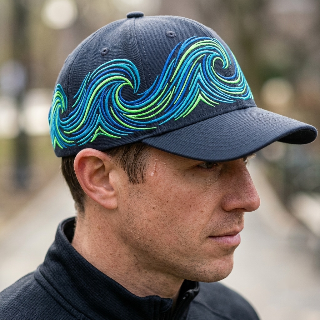 Pulse Motion Energy Embroidered Baseball Cap
