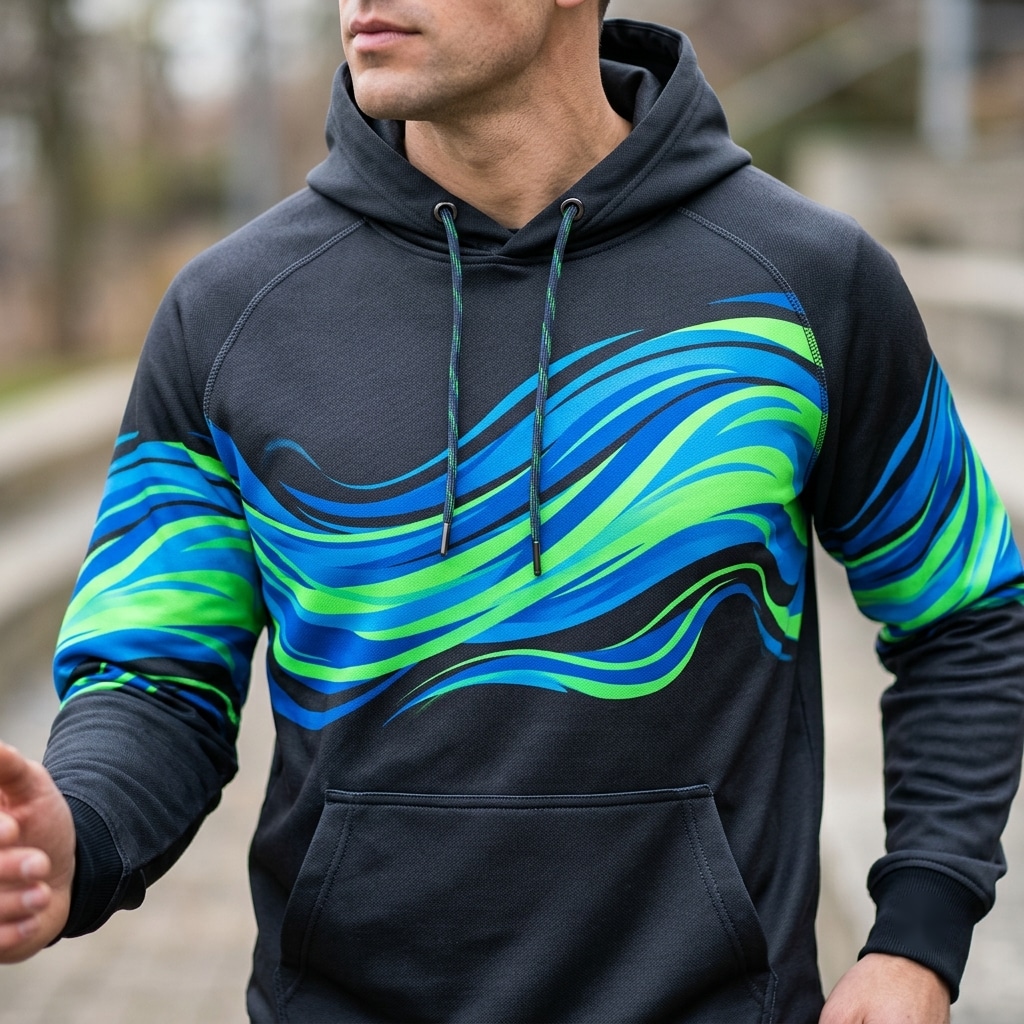 Electric Wave Motion Energy Hoodie