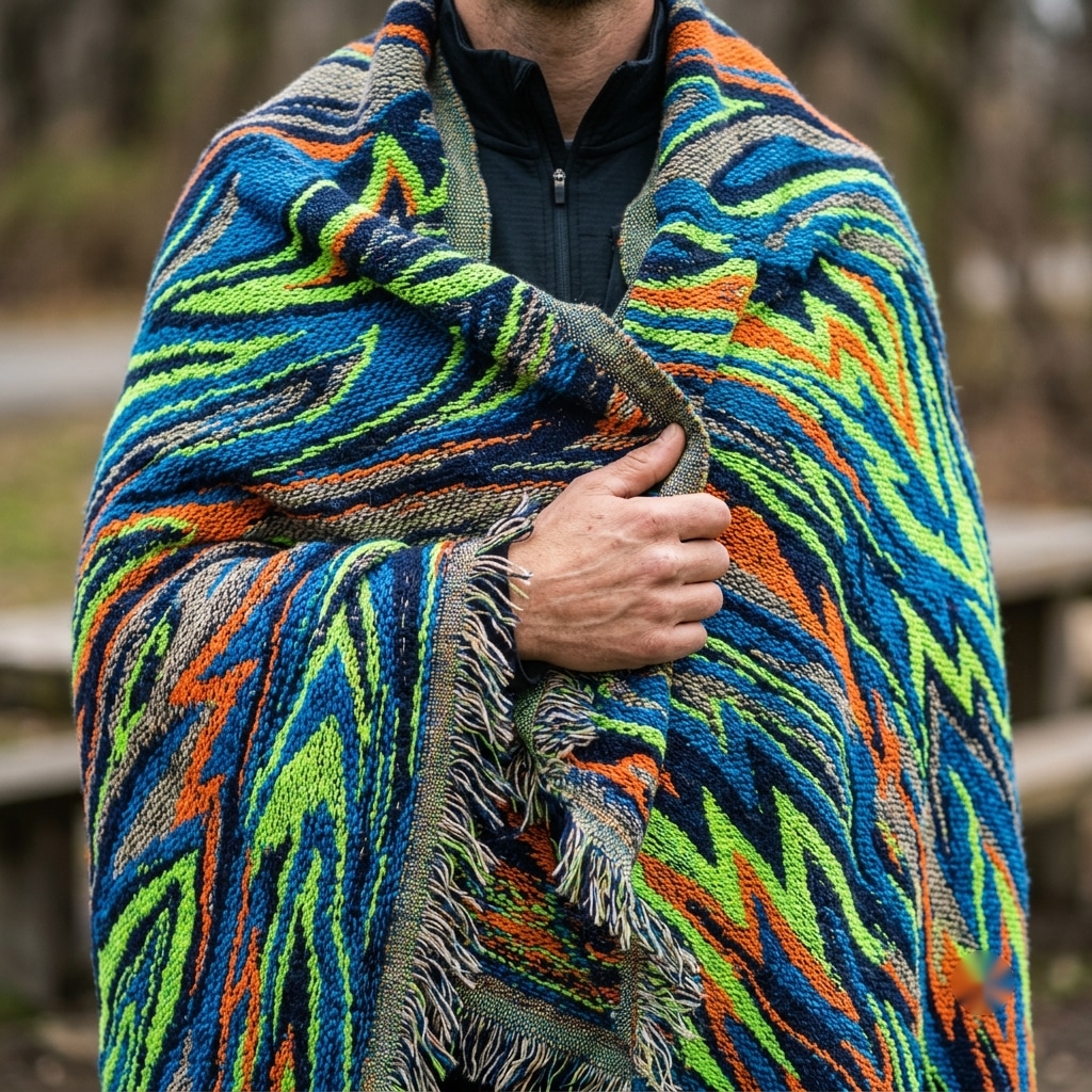 Dynamic Voltage Motion Woven Blanket for Energetic Living