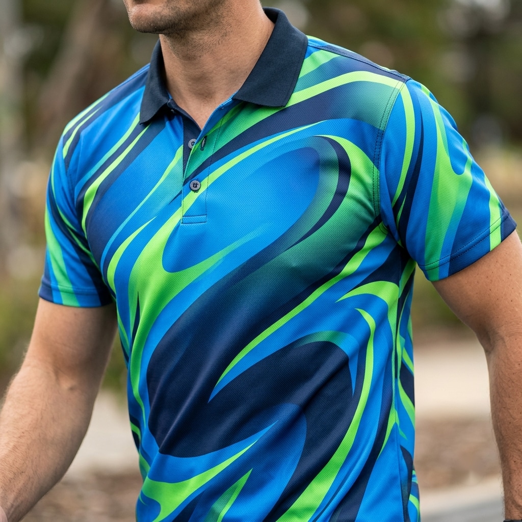 Electric Pulse Motion Energy Polo Shirt