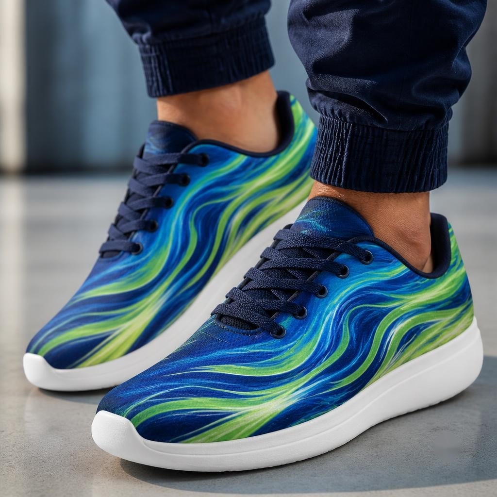 Electric Wave Motion Low-Top Casual Sneakers