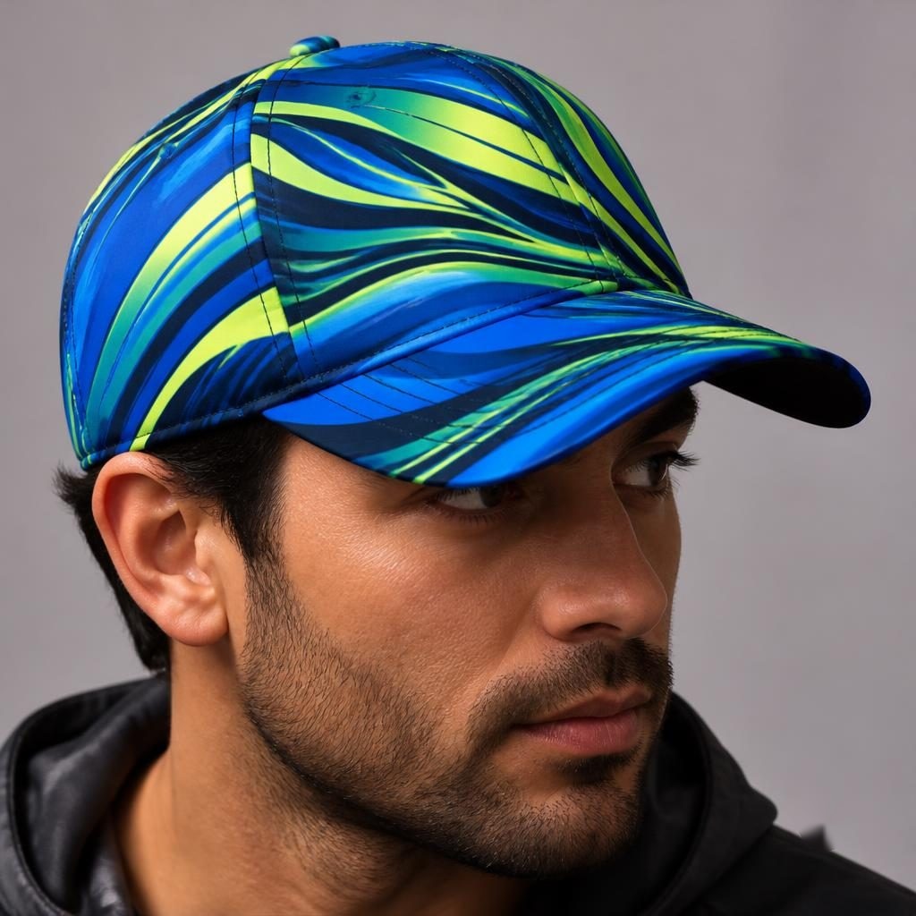 Electric Wave Motion Classic Cap for Energetic Style
