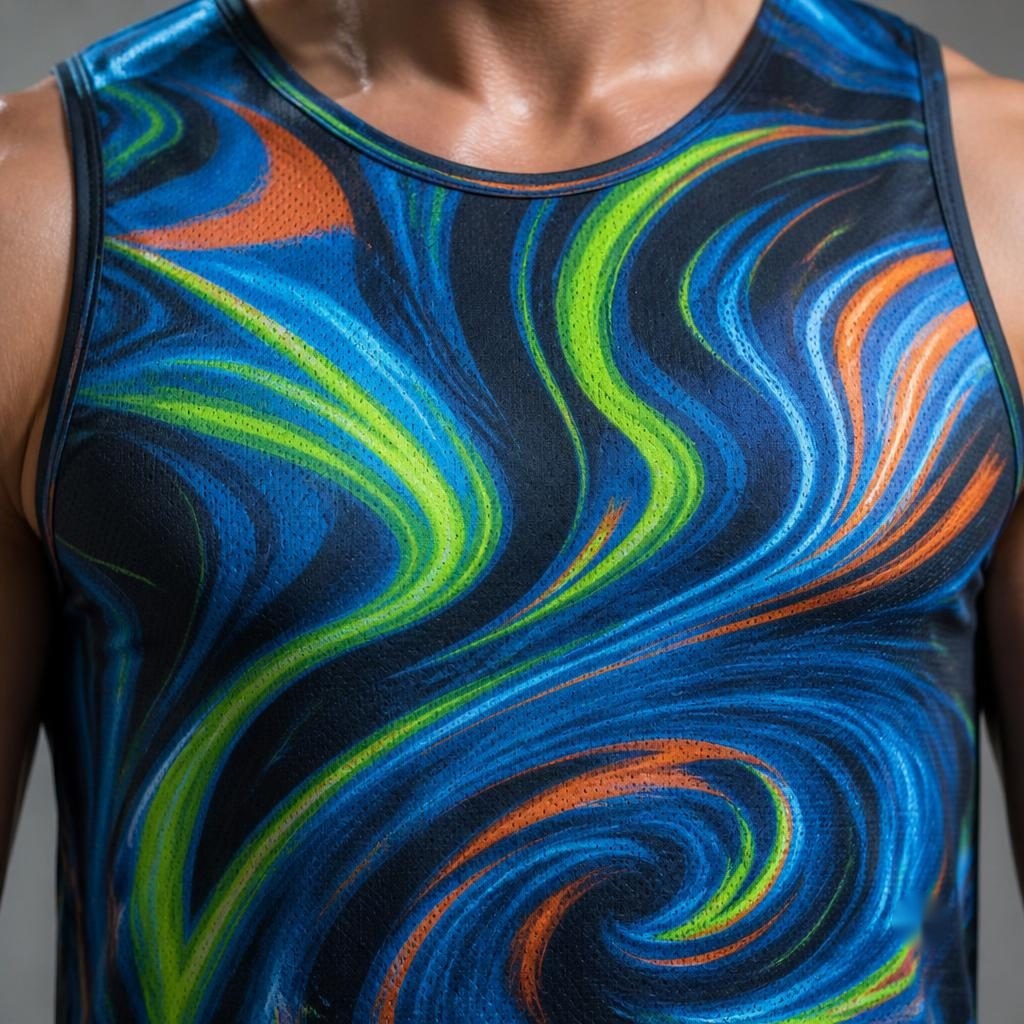Energetic Motion Pulse Suncatcher with Vibrant Abstract Design