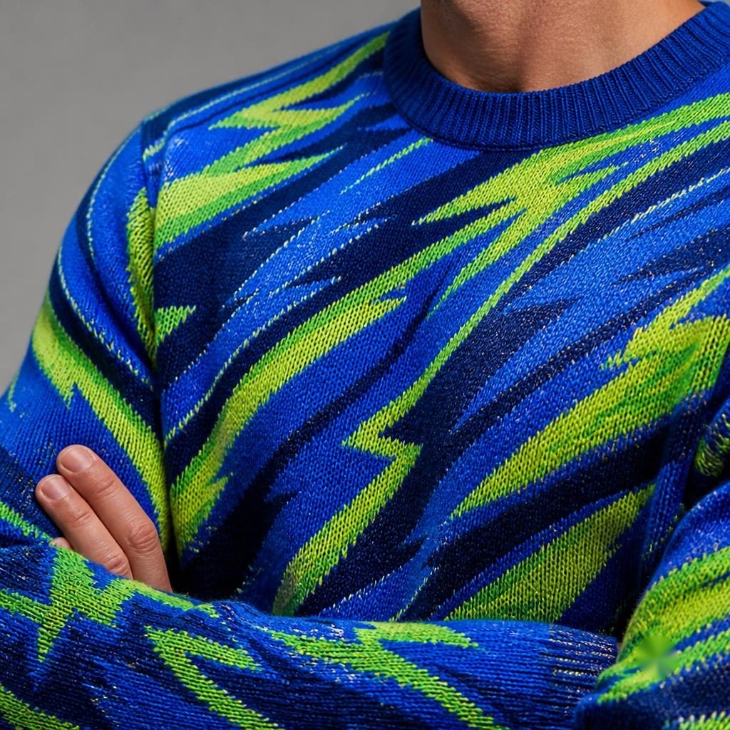Dynamic Voltage Pulse Festive Knit Sweater