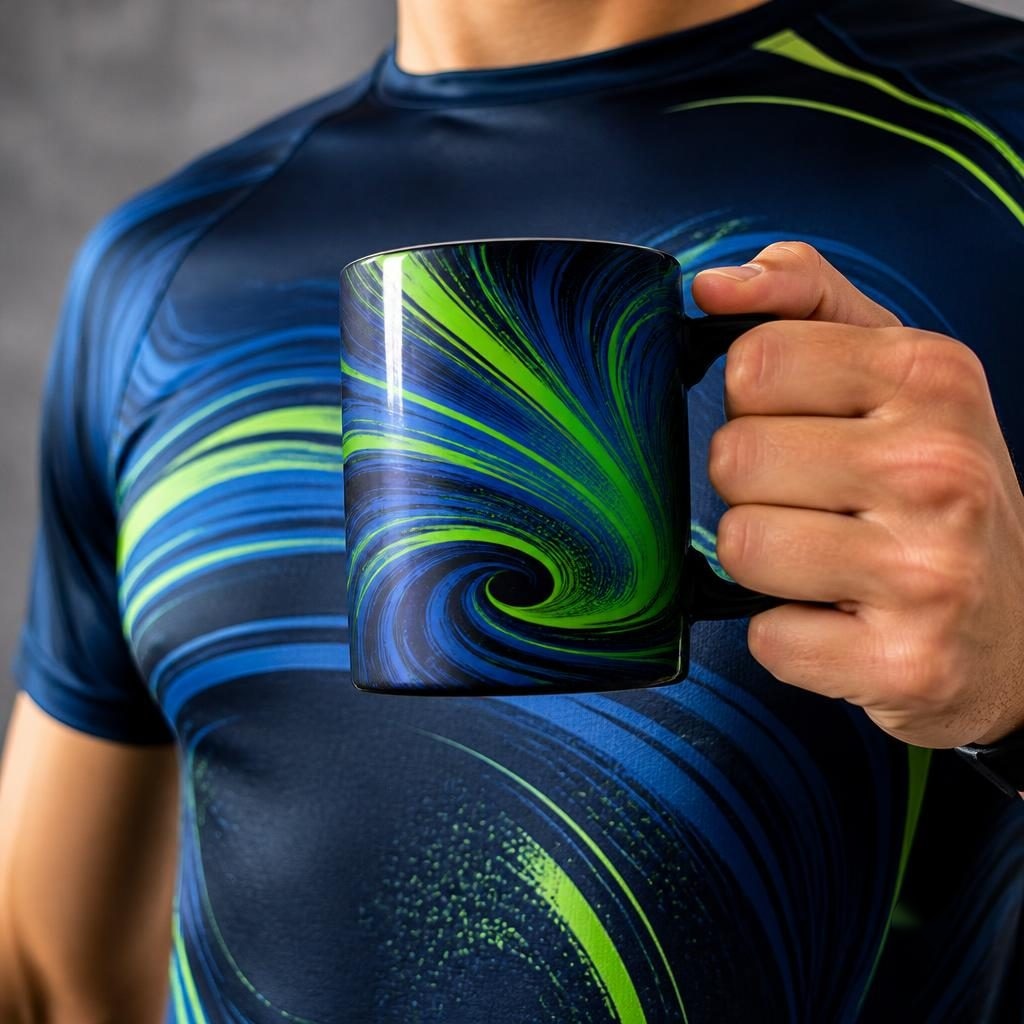 Dynamic Voltage Pulse Accent Mug