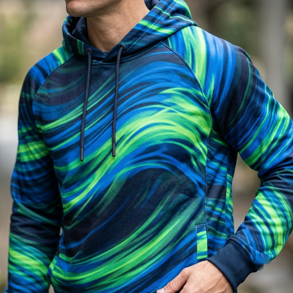 Electric Wave Motion Energy Hoodie