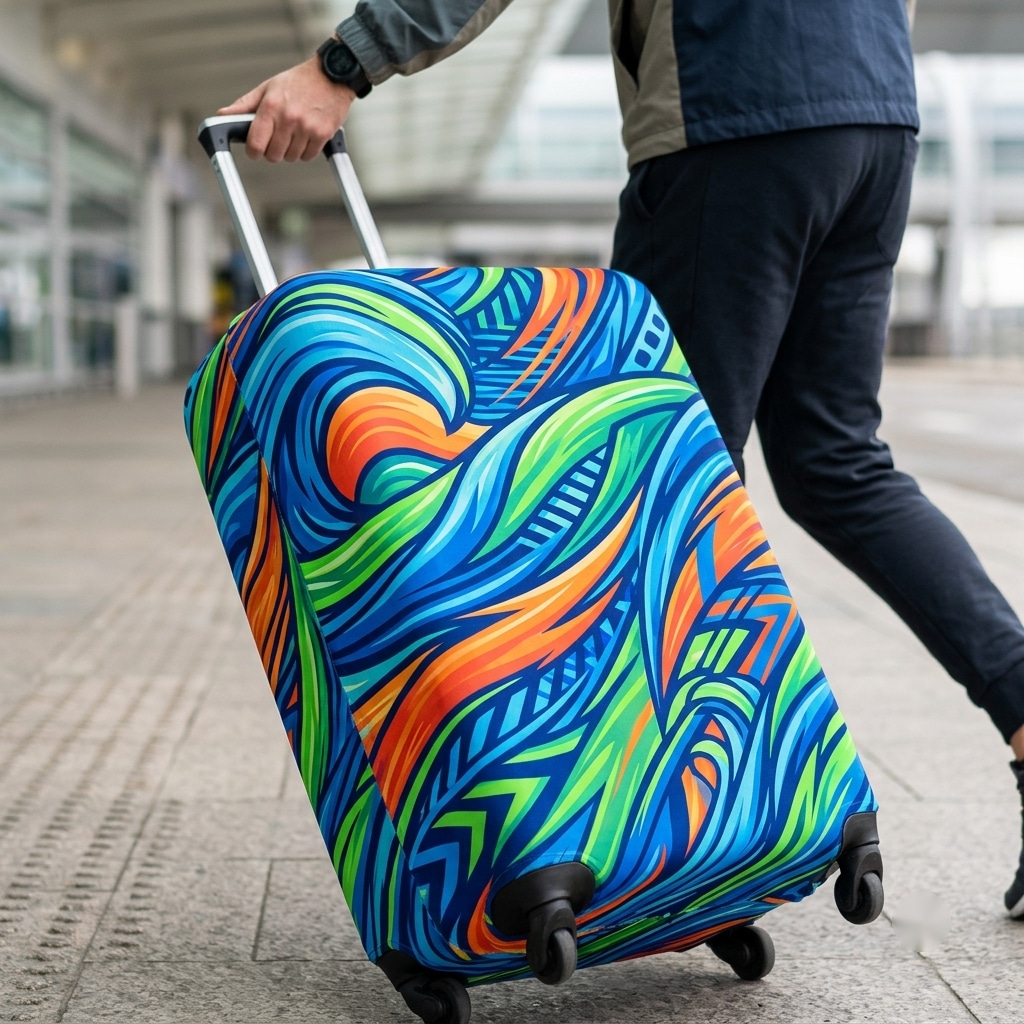 Dynamic Voltage Pulse Luggage Bag Cover