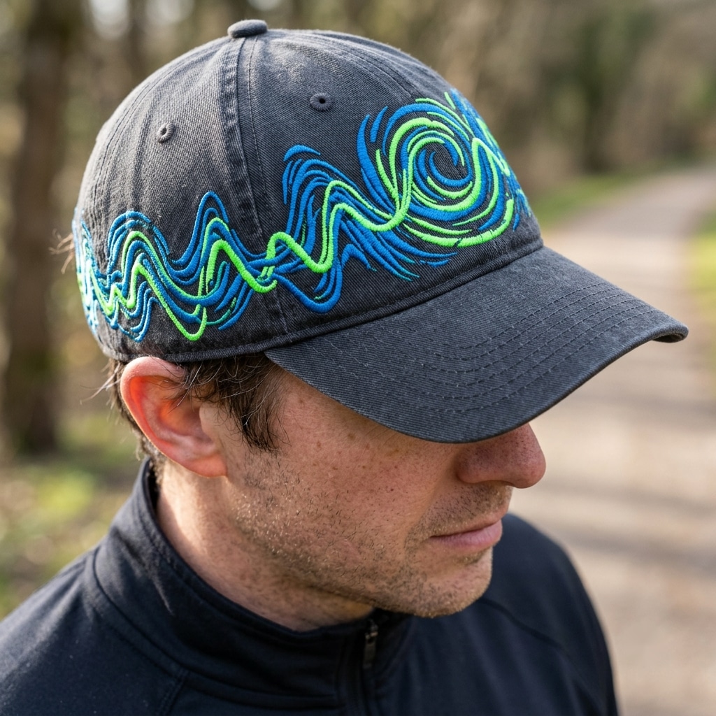 Pulse Motion Energy Embroidered Baseball Cap